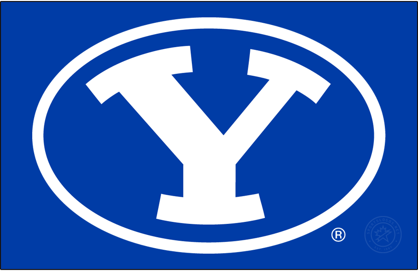 Brigham Young Cougars 2016-Pres Alt on Dark Logo t shirts iron on transfers...